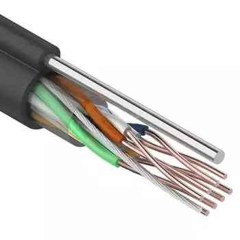 Кабель FTP 4х2х24AWG кат.5е медь с тросом 305м