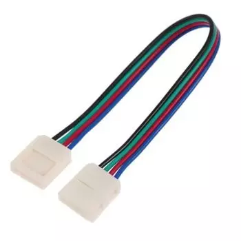 Кабель соединительный Ecola LED с двумя 4-х конт. разъемами 10 мм