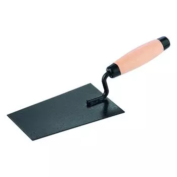 Кельма отделочника, стальная, деревянная усиленная ручка. Россия