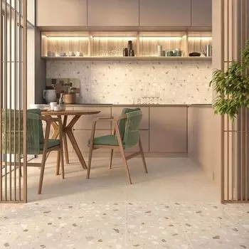 Керамогранит Аркос КГ 02 400х400х8мм бежевый Unitile