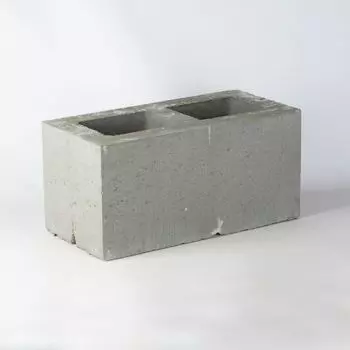 Керамзитоблок вентиляционный 2-канальный 390х190х188 мм