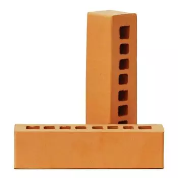 Кирпич Евро облицовочный одинарный пустотелый М-125/200, персик, ЛИКолор