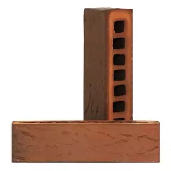 Кирпич Евро одинарный пустотелый 0,5НФ М-125/200,флэш королевский двор ЛИКолор