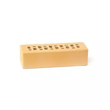 Кирпич клинкерный фасадный 0,71NF М-300,соломенный "Валенсия" гладкий, ЛСР