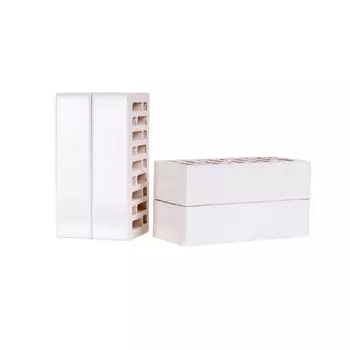 Кирпич лицевой одинарный пустотелый White Premium М150 Красная гвардия