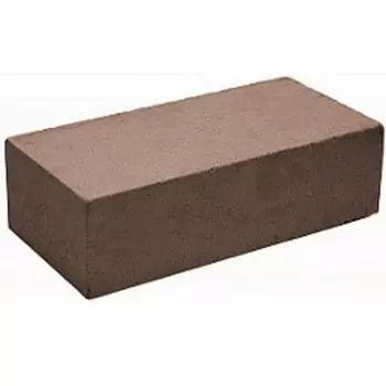 Кирпич облицовочный одинарный полнотелый М-400, коричневый, ЛСР