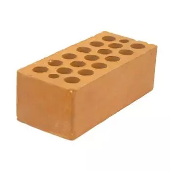 Кирпич облицовочный полуторный пустотелый М-125 красный, г.Пермь