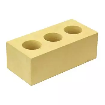 Кирпич облицовочный полуторный силикатный пустотелый М-125/200