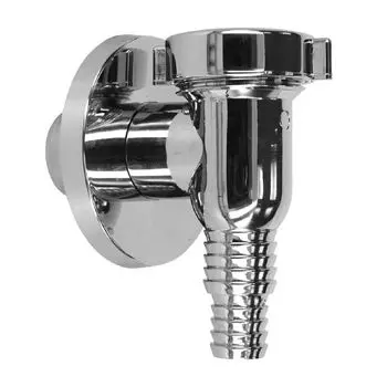 Клапан обратный для стиральной машины (хром)