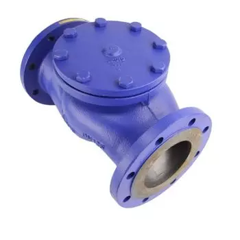 Клапан обратный Zetkama ф/ф Ду150 Ру16 Tmax=300°С, чугунный, тип V287 40кг 0,1м³