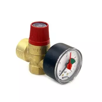 Клапан предохранительный 3 бар, 1/2" с/ман. WATTS SVM 02.15.730/02.15.733/10004648