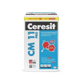 Клей для плитки (C1) Ceresit CM11 PRO, 25 кг