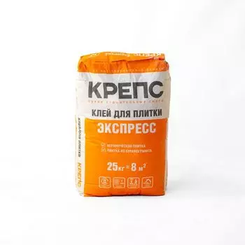 Клей для плитки Крепс Экспресс, 25 кг