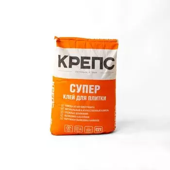 Клей для плитки (С2 T) Крепс Супер, 25 кг