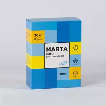 Клей обойный MARTA для стеклообоев,300гр