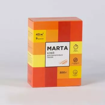 Клей обойный MARTA для виниловых обоев, 300гр