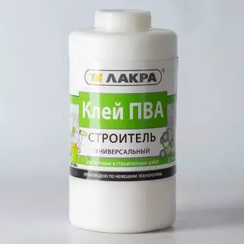 Клей ПВА Лакра Строитель 2,3кг