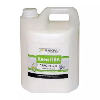Клей ПВА Лакра Строитель 4кг