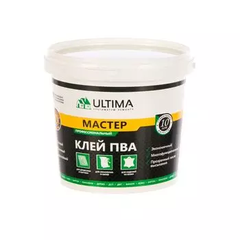 Клей ПВА Ultima Мастер ведро 0,9 кг