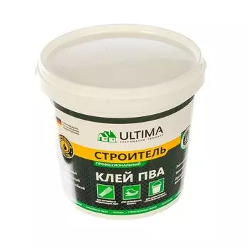 Клей ПВА Ultima Строитель ведро 0,9 кг
