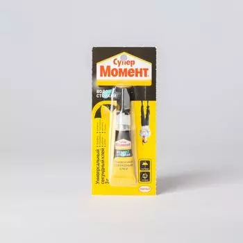 Клей Супер Момент Водостойкий, 3г мультикарта