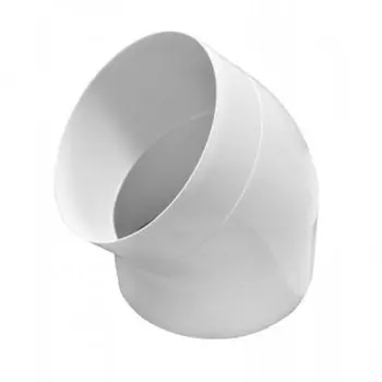 Колено круглое 45 град. D=125