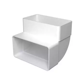 Колено плоское вертикальное 60х204