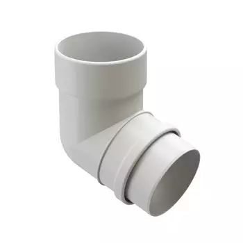 Колено трубы Docke Lux Пломбир, 72°