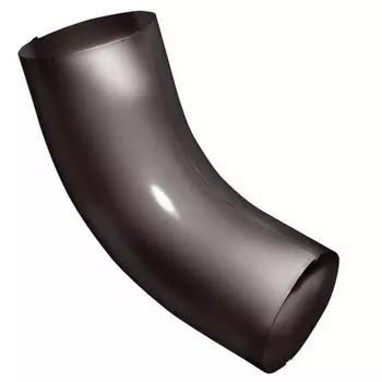 Колено трубы Ø90, 60гр. (RAL 8017-0,6) шоколад