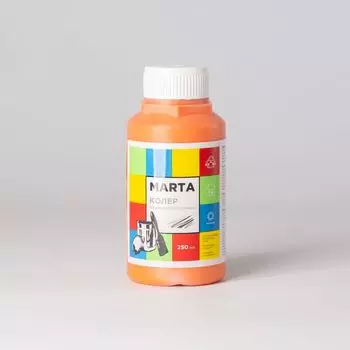 Колер MARTA в/д оранжевый, 250мл