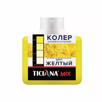 Колер микс универсальный желтый Mix Ticiana 80 мл