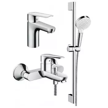 Комплект смесителей Hansgrohe SET Logis E100 (с) для ванны