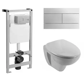 Комплект унитаз с инсталляцией Jacob Delafon Patio (E5504/E4316)