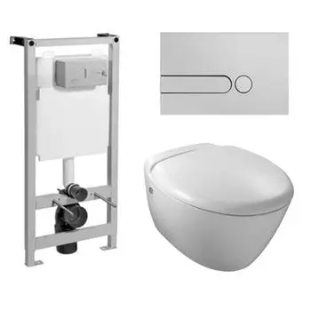 Комплект унитаз с инсталляцией Jacob Delafon Presquile (E5504/E4326)