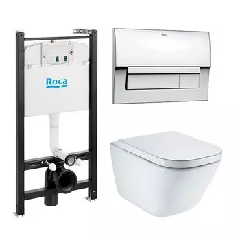 Комплект унитаз с инсталляцией Roca Gap (893104100)