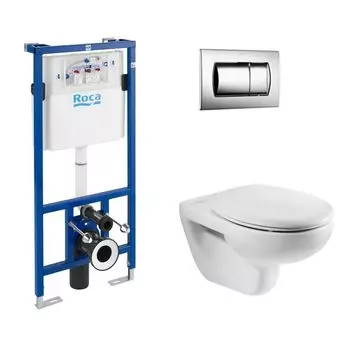Комплект унитаз с инсталляцией Roca Mateo (893100010)