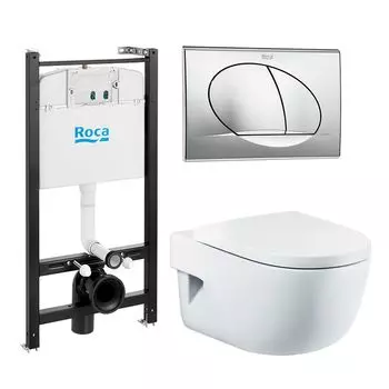 Комплект унитаз с инсталляцией Roca Meridian (893104110)