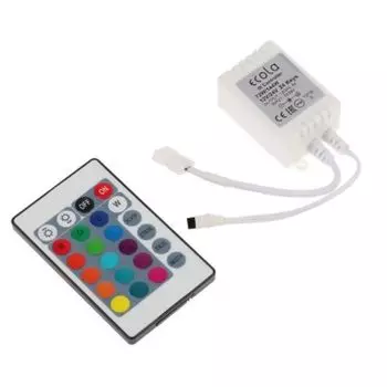 Контроллер для ленты Ecola LED RGB 12В-72Вт 24В-144 Вт 6А