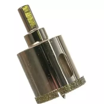 Коронка алмазная с центрирующим сверлом по керамограниту и керамике 40мм Hagwert