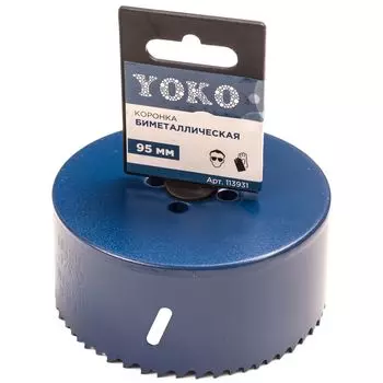 Коронка BIMETAL, 95 мм Yoko