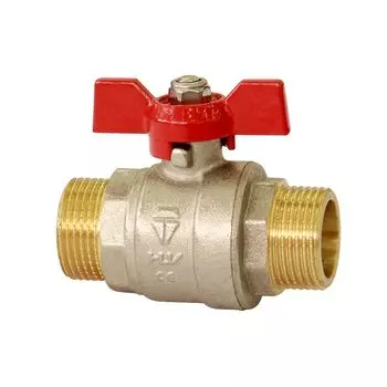 Кран шаровый НР 1/2" (бабочка) HLV