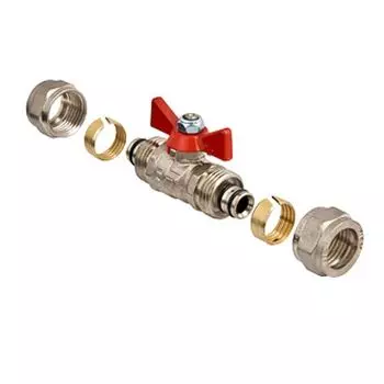 Кран шаровый обжим Valtec 16 мм