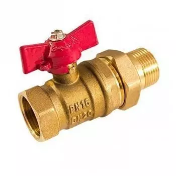 Кран шаровый с накидной гайкой Ду 20