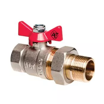 Кран шаровый со сгоном 3/4" (бабочка) Altstream