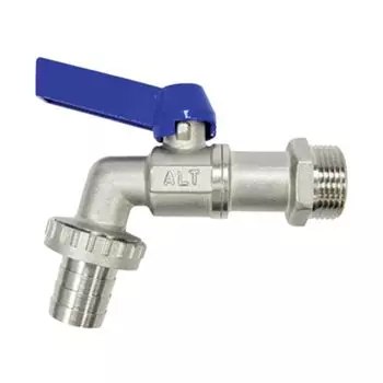 Кран шаровый со штуцером 3/4" (ручка) Altstream