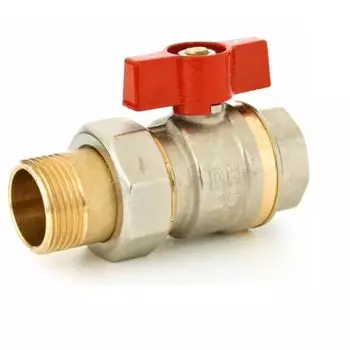 Кран шаровый тип BVR-F, Ду15, Ру40, с американкой, DANFOSS 065B8203