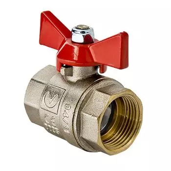 Кран шаровый Valtec ВР 1/2" бабочка