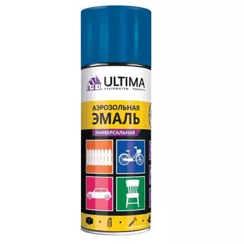Краска аэрозольная универсальная Ultima синий Ral 5005 520 мл