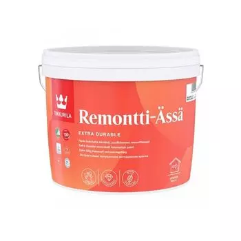 Краска акрилатная Tikkurila Remontti Assa полуматовая база C 9 л