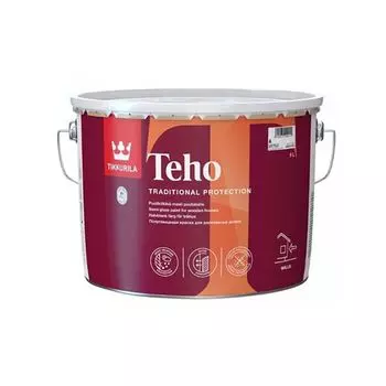 Краска фасадная масляная Tikkurila Teho полуглянцевая база А 9 л